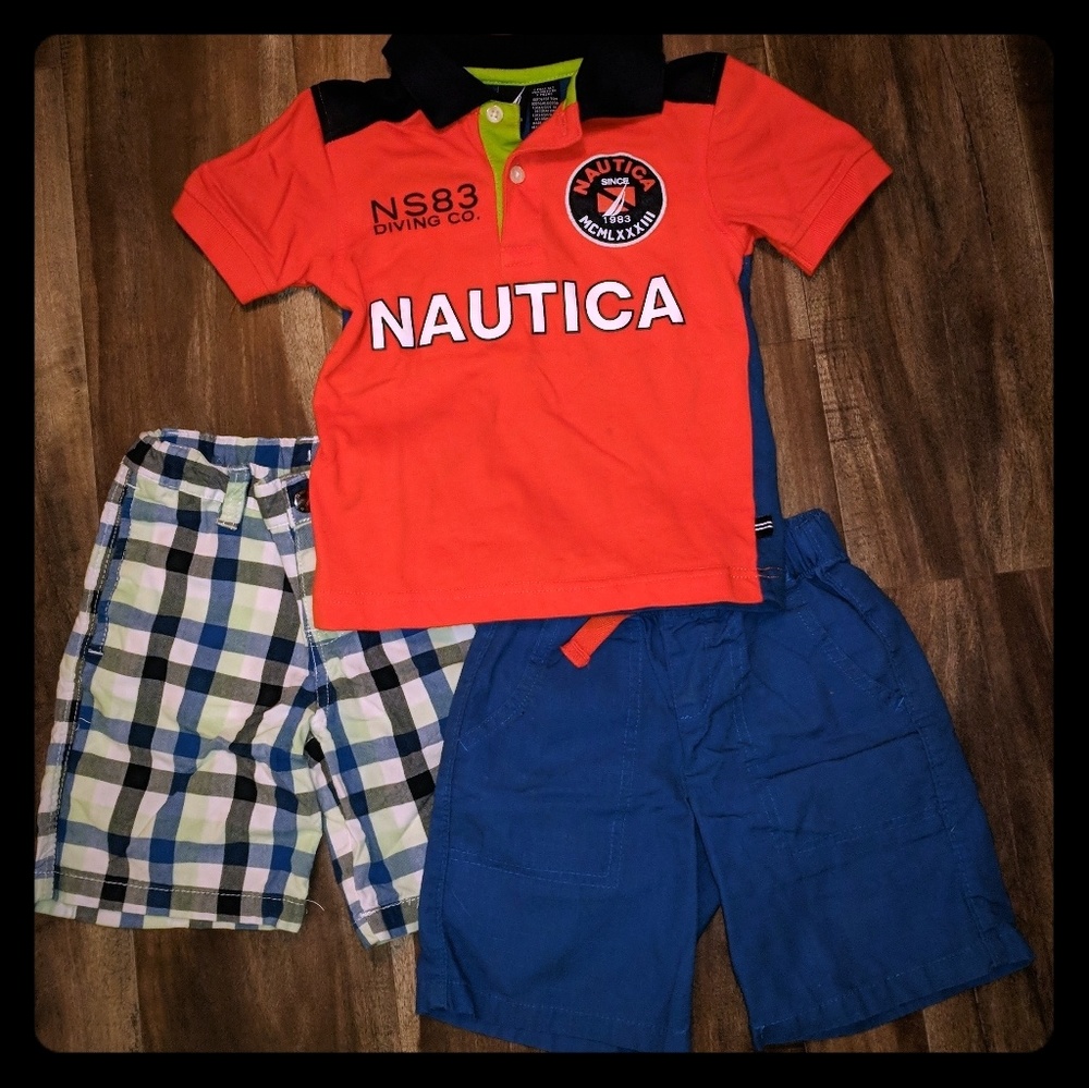 Nautica Shirt & Shorts Set